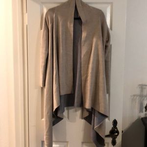 Long sleeve drape cardigan